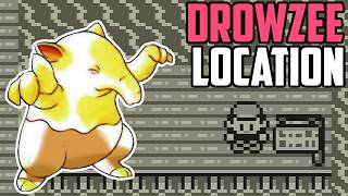 How to Catch Drowzee - Pokémon Red & Blue @TechnoTrainer