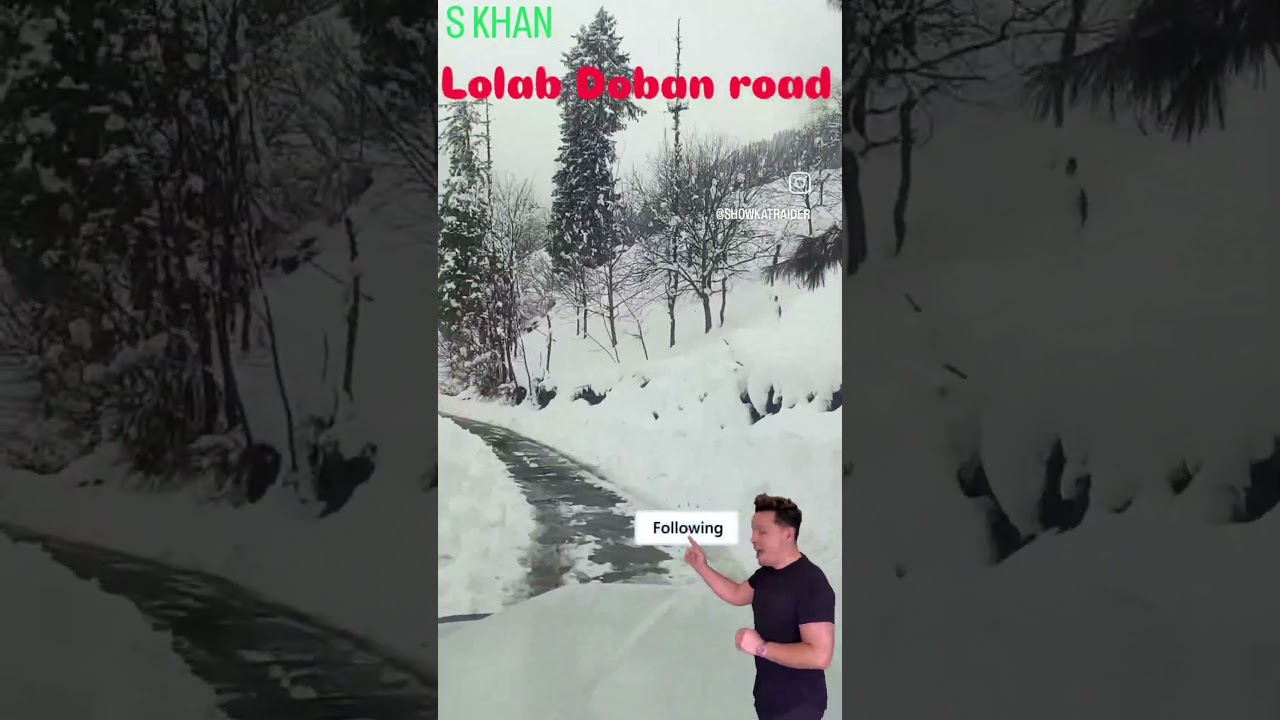 “Aaj nature ne Kashmir ko white blanket pehna di ❄️😍 | Real Snowfall View”