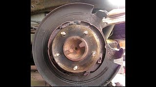 How to replace emergency brake shoes Ford F150, F250 or Expedition 