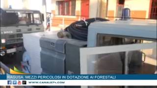 Ragusa, mezzi pericolosi in dotazione ai Forestali