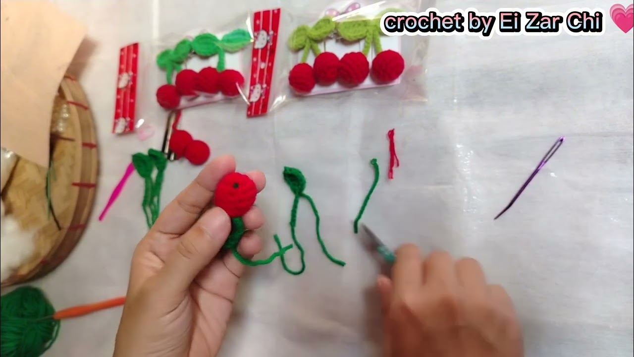 Cherry 🍒 ကလစ် ရယ်ခေါင်းစည်းကြိုးထိုးနည်း ပညာဒါန တင်ပေးလိုက်ပါတယ်ရှင့်