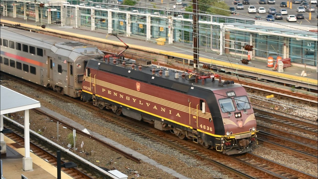 Afternoon Rush on the Northeast Corridor (Amtrak and NJ Transit), July 17, 2023