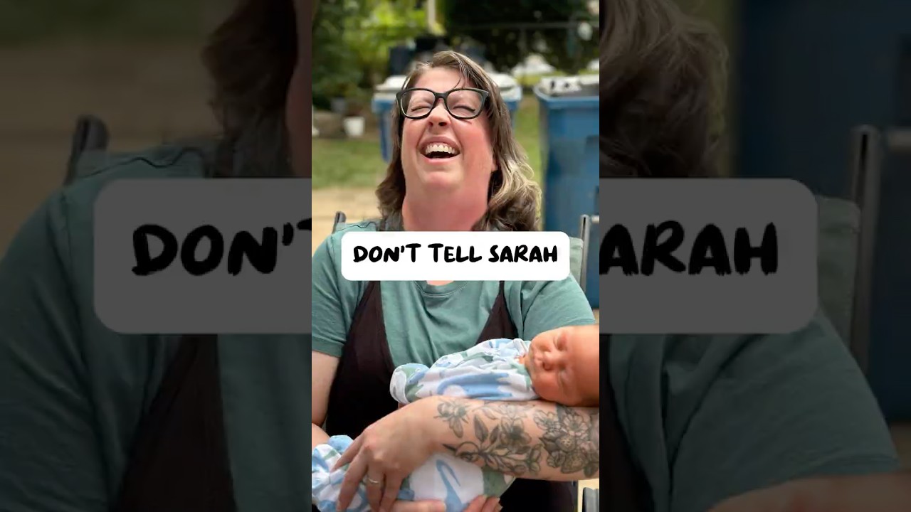 BEST sibling prank in my family’s history: Surprise baby reveal 🤭👶