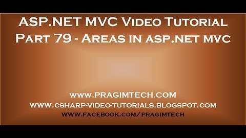 Part 79   Areas in asp net mvc