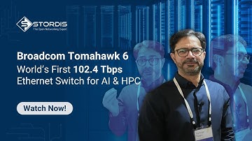 Broadcom Tomahawk 6: World’s First 102.4 Tbps Ethernet Switch for AI & HPC