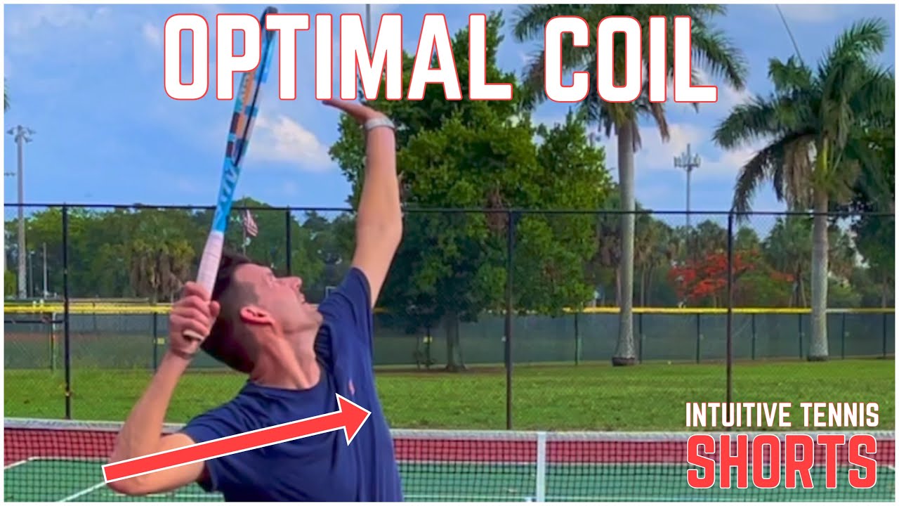 The Optimal Tennis Serve Coil