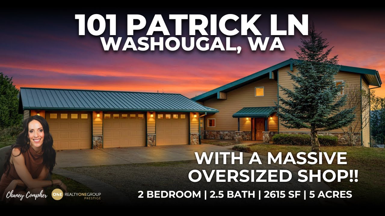 Stunning 5-Acre Home with Columbia River Gorge Views | Washougal WA Real Estate