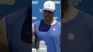 Training camp progress report from QB1 📈 #rams #shorts