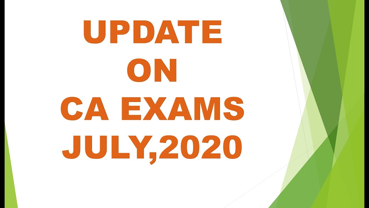 ICAI Exams July'20 || Important Update || Hearing on PIL against CA Exams