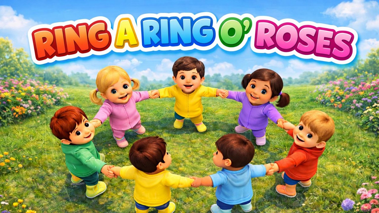 Ring A Ring A Roses Rhyme Ring a Ring o’ Roses | Nursery Rhymes & Kids Songs #011 - YouTube