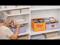 How to Sew a Foldable Box for Closet Organization.