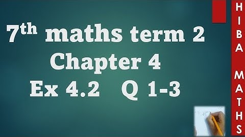 7th maths term 2 chapter 4 geometry exercise 4.2 question 1-3 tn samacheer hiba maths