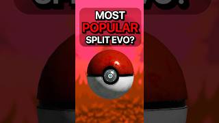 Who’s the MOST POPULAR Split Evolution? #pokemon #shorts