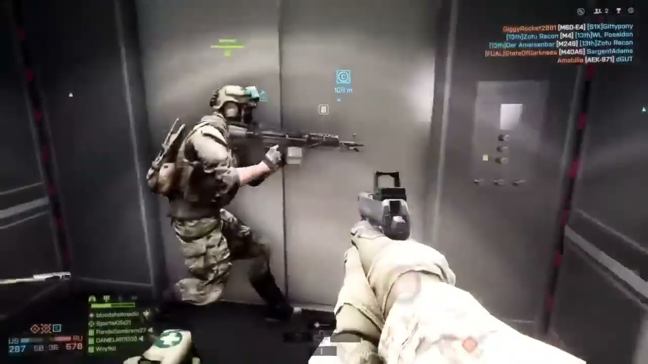 Battlefield 4 - Ascensor - Best BF