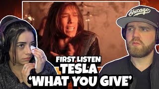 Our First Time Reaction to: Tesla - What You Give | Jeff Keith Wrote This About His Dog?!