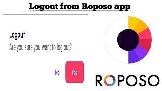 How to Logout from Roposo app | Roposo app Logging out process | Techno Logic | 2021 screenshot 5