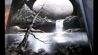 Граффити на бумаге. Лунная дорога №8 (Spray paint art). Граффити на бумаге. Лунная дорога №8 (Spray paint art).