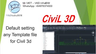 Default setting any Template file for Civil 3d