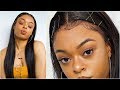 HOW TO PLUCK A LACE FRONTAL | GLUELESS INSTALL