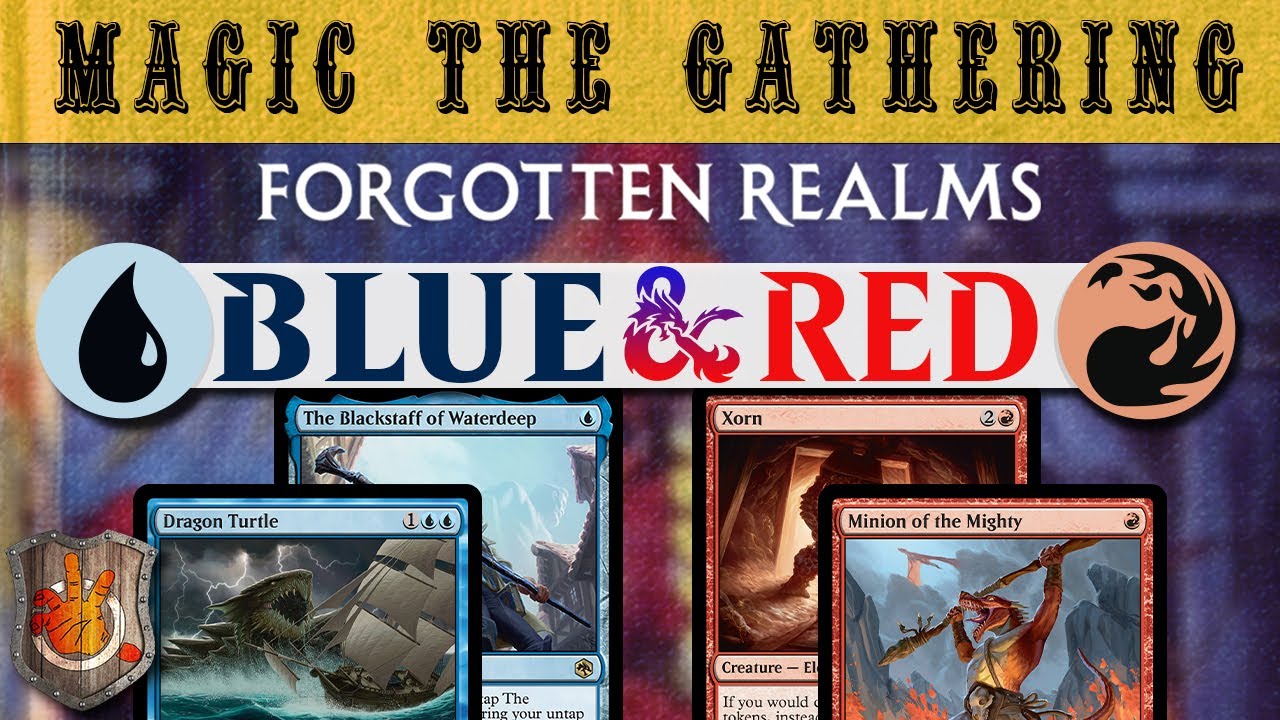 mtg afr commander decks - Red & Blue Review - Forgotten Realms | The Command Zone 411 sided tokens Magic: The Gathering Aetherdrift Commander