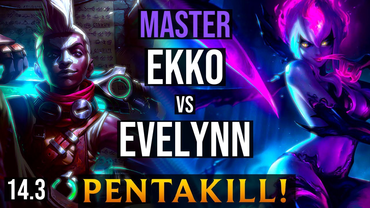 EKKO Jungle vs EVELYNN | EUNE Master - Patch 14.3