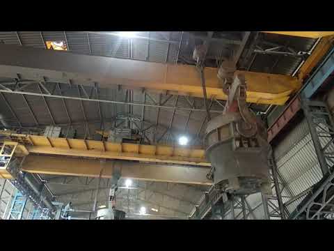 EOT crane  steel plant Tarjan