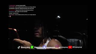 TikTok Yazzy Goes Live BASHING Kick Streamer MessyMaj He Joins The Live To Confront Her 