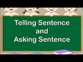 Telling Sentence and Asking Sentence Grade 1