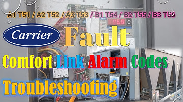 Carrier Comfort Link Alarm Codes | Carrier Comfort Link Alarm Code Troubleshooting - AC&R World