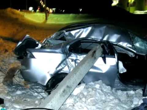 В ДТП ПОГИБ ПАССАЖИР, ВОДИТЕЛЬ В БОЛЬНИЦЕ.flv