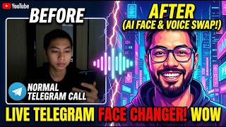 Fake a Telegram Video Call in 1 Minute 😳 | Real-Time Face Swap + Voice Changer screenshot 3