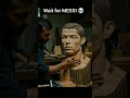 Ronaldo vs Messi Statue 🤯 AI Made in 8 Seconds! #shorts #viral #ai