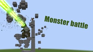 Tremorzilla Vs Tongbi, The Sculptorminecraft1.20.1