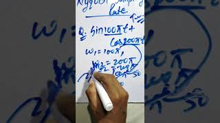Famous Signal's and System's | Nyquist Sampling Rate | Module-5 | Solved Problem-1 | Easy To Remember Profile