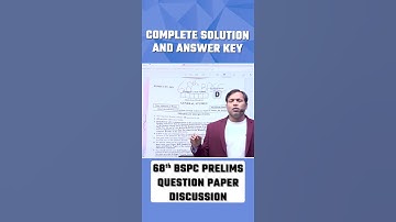 Complete Solution and Answer Key for 68th BPSC Prelims Paper | 68th BPSC Prelims | #shorts #viral