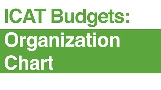 ICAT Budgets: Organization Chart