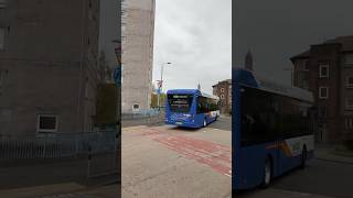 McGills Yutong E12 Leaves Greenock For Oronsay Avenue Via Woodhall On Route 533