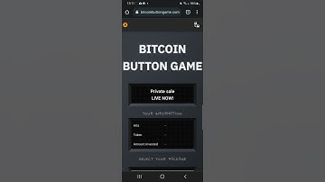 Bitcoin Button Game. presale now on. Potentially 100x and you also have the chance to win 1Btc
