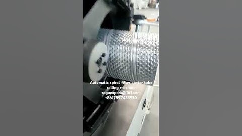 Automatic spiral filter center tube rolling machine zoguexport@163.com +8617897435530