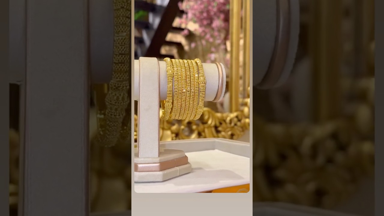 Pure 21K gold bangles ✨Elegant, timeless & radiant – perfect for every style & celebration 