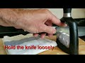 How to use the ikea skarande knife sharpening system