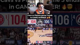 This NBA Playoff game was CRAZY! #pistons #cavaliers