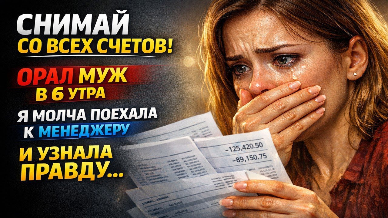 «Сестре на бизнес нужен миллион! Снимай со всех счетов СЕЙЧАС ЖЕ!» — муж ворвался в 6 утра