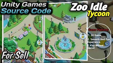 Zoo Idle Tycoon  2d Game Project  | unity Game Source code | ready to release game for android