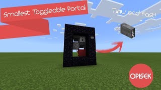 Smallest Button Nether Portal (Bedrock Edition) | Minecraft Redstone
The smallest toggleable nether portal using a single button in minecraft bedrock edition!
Works on Playstation, Xbox, Pocket Edition, Nintendo Switch and Windows 10 Edition!
This easy voice tutorial will guide you through building of that amazing contaption and make sure you have no problems with building it in your own survival world.
Intro music by Tobu
http://www.youtube.com/tobuofficial
Outro music Force by Alan Walker / NCS
https://www.youtube.com/watch?v=xshEZzpS4CQ
Alan Walker
➞ SoundCloud https://soundcloud.com/alanwalkermusic
➞ Facebook https://www.facebook.com/alanwalkermusic
➞ Twitter https://twitter.com/IAmAlanWalker
➞ Instagram http://www.instagram.com/alanwalkermusic Smallest Button Nether Portal (Bedrock Edition) | Minecraft Redstone