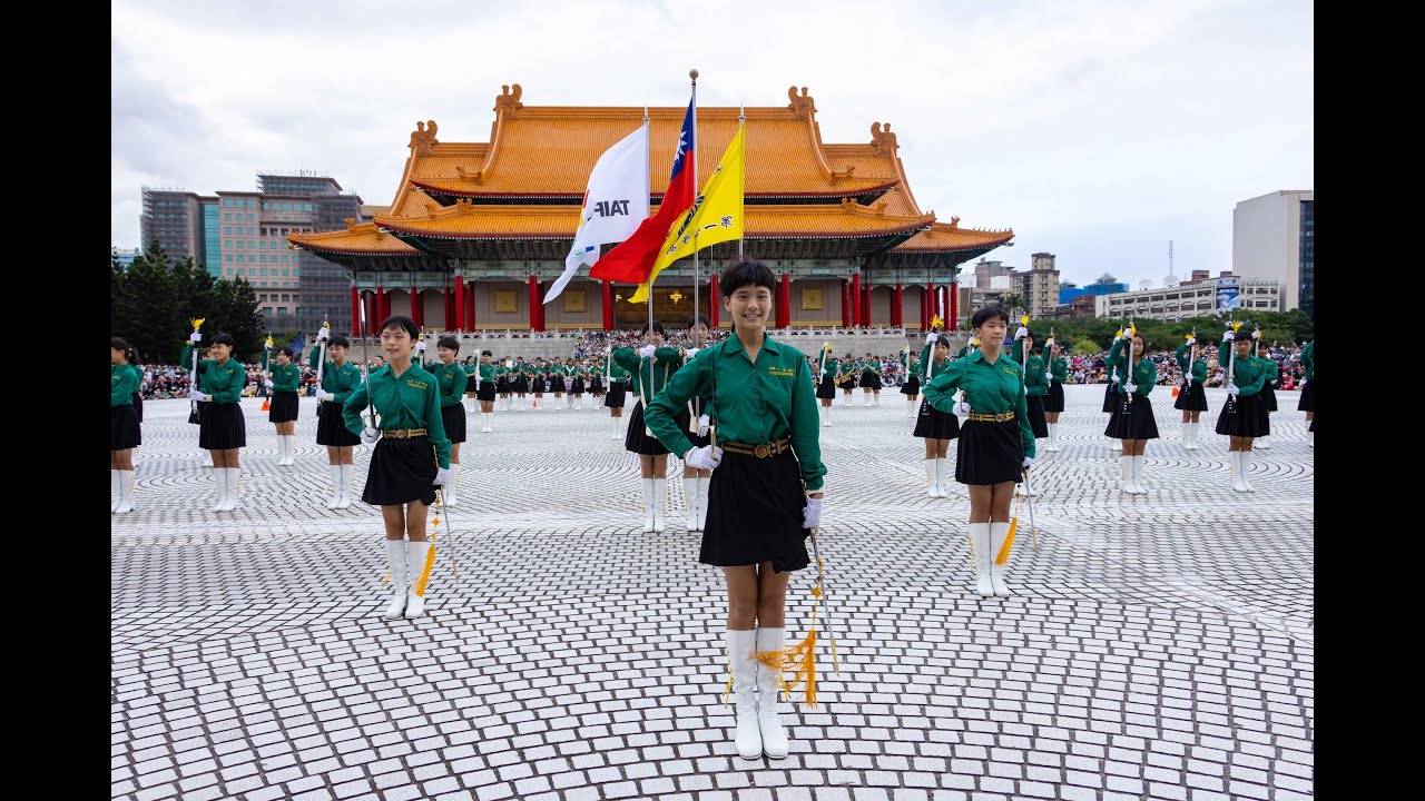 北一女樂儀旗隊（TFGMHC）兩廳院廣場三校交流演出（20221009）4K