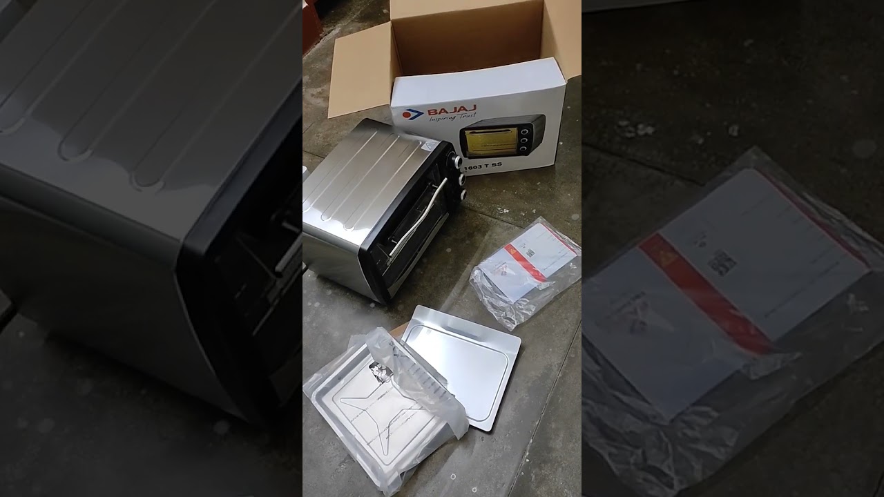 Bajaj OTG oven, unboxing