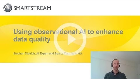 Machine Learning in Financial Services - Using observational AI to enhance data quality