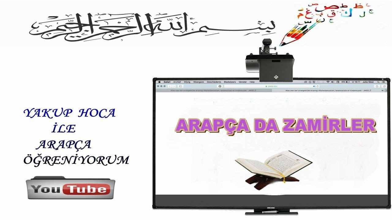 ARAPÇA ZAMİR ÇEŞİTLERİ ÖRNEK CÜMLELERLE