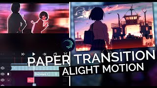 Tutorial Paper Aesthetic Transition || Alight Motion AMV screenshot 4